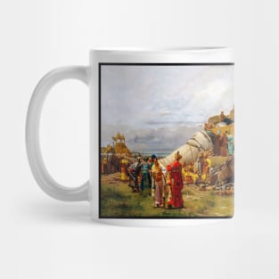 Gulliver and the Lilliputians by Jehan Georges Vibert Mug
